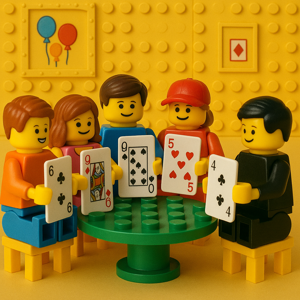 Lego poker night with friends
